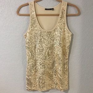 4/$25 Apt 9 sequin tank top size medium